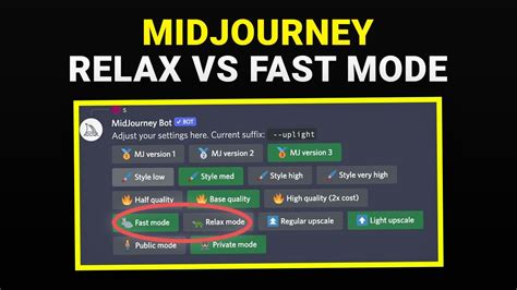 You need to enable <b>relax</b> <b>mode</b> in the settings menu which you can see how to access in the video guide. . How to use relax mode in midjourney